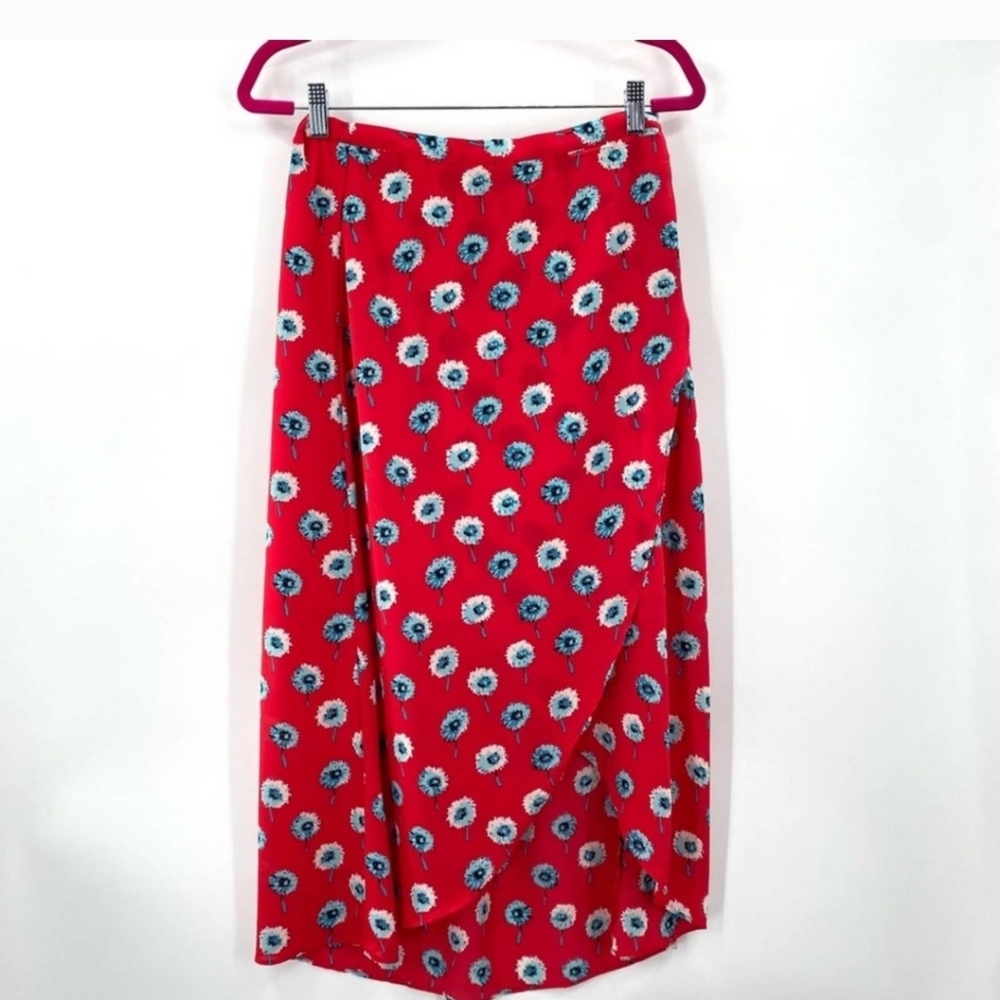 J. Crew Tiered Floral Maxi Skirt